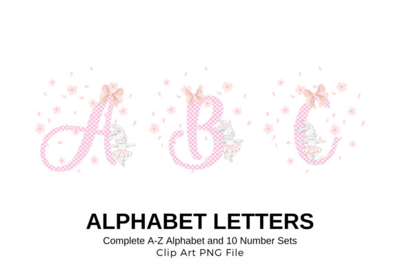 Crafting Easter Magic with Bunny, Floral, and Polka Dot Alphabets
