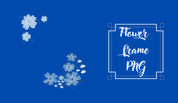 Elevate Your Projects with a Botanical Floral Rectangular Frame