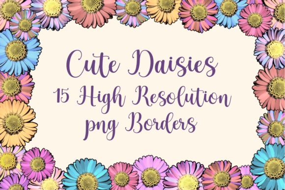 Enhancing Your Designs with Cute Girly PNG Floral Borders Clip Art