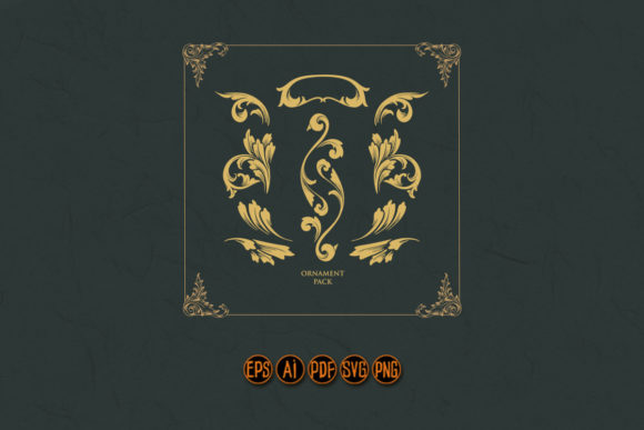 Enhancing Your Designs with Vintage Ornament Set Floral Elements