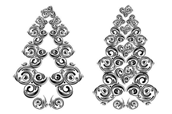 The Art and Innovation of Swirls Floral Christmas Trees