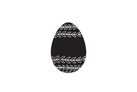 The Artful Fusion of Easter Tradition and Digital Creativity: Easter Floral Egg Silhouette Art