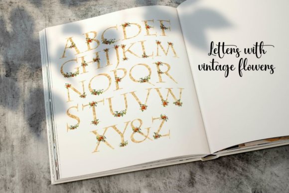 Understanding Floral Alphabet Monogram Clipart
