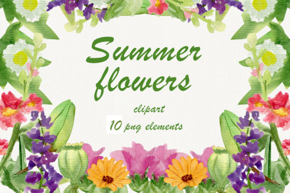 Unlock Creative Elegance with Watercolor Floral Clipart