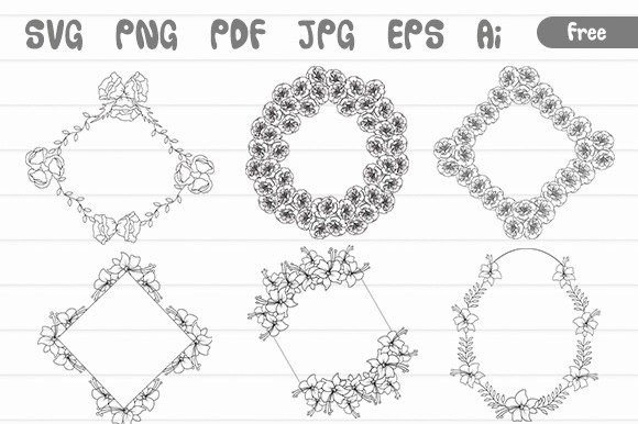 Unlock Creativity with a Free Boho Flowers Frame