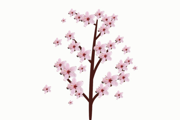 Watercolor Cherry Blossom Vector Floral: A Gateway to Creativity