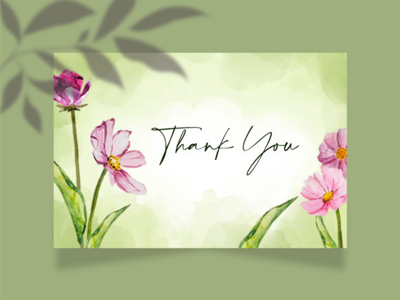 Why a 3 Watercolor Floral Thank You Card Can Transform Your Simple Thank-You